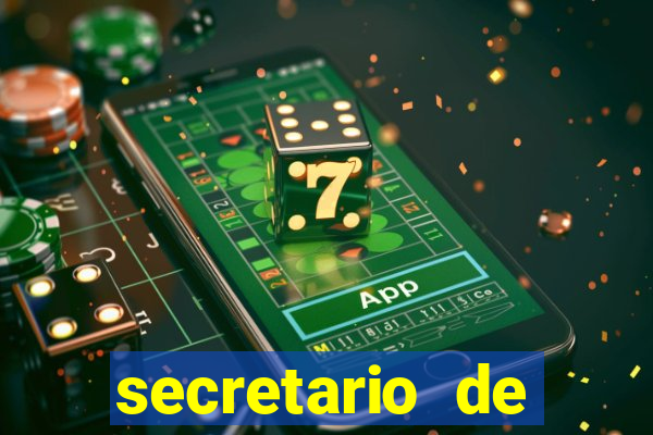 secretario de esporte salario